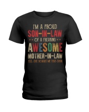 I'm a proud son-in-law of a freaking awesome Ladies T-Shirt thumbnail