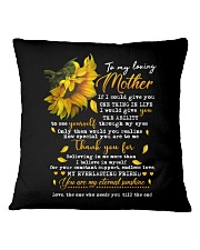 TO MY LOVING MOTHER Square Pillowcase thumbnail