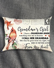 Angel Grandma - I Have A Guardian Angel Watching Rectangular Pillowcase aos-pillow-rectangle-front-lifestyle-1