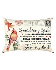 Angel Grandma - I Have A Guardian Angel Watching Rectangular Pillowcase back