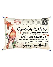 Angel Grandma - I Have A Guardian Angel Watching Rectangular Pillowcase front