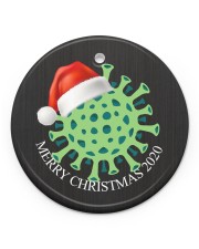 Virus - Merry Christmas - Circle Ornament Circle ornament - single (porcelain) front
