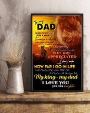 TO MY DAD - LION - I LOVE YOU 16x24 Poster lifestyle-poster-3