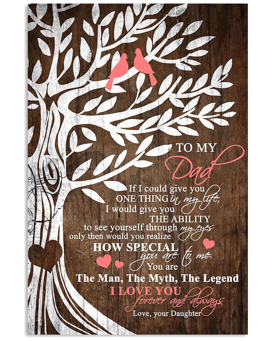 DAUGHTER TO DAD 16x24 Poster