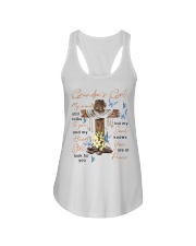Angel Grandpa - My Mind Still Talks To You Ladies Flowy Tank tile