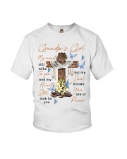 Angel Grandpa - My Mind Still Talks To You Youth T-Shirt tile