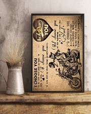 To Wife - Motorcycling - I Choose You - Poster 16x24 Poster lifestyle-poster-3