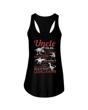 T-SHIRT - TO UNCLE - FAVORITE DINOSAUR Ladies Flowy Tank tile