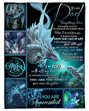 FLEECE BLANKET - TO MY DAD - DRAGON Small Fleece Blanket - 30" x 40" front