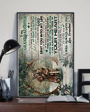 To Granddaughter - I Am Always Right There 16x24 Poster lifestyle-poster-2