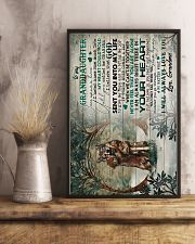 To Granddaughter - I Am Always Right There 16x24 Poster lifestyle-poster-3