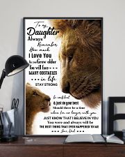 POSTER - TO MY DAUGHTER - LION - ALWAYS 16x24 Poster lifestyle-poster-2