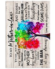 TO MY MOTHER-IN-LAW - TREE - THANK YOU 16x24 Poster front