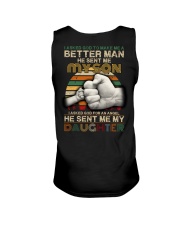 I asked God to make me a better man he sent me Unisex Tank thumbnail