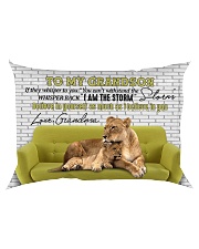 Grandma to Grandson - I Am The Storm - Pillowcase Rectangular Pillowcase back