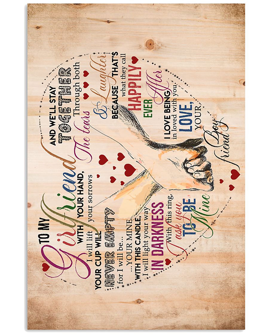 TO MY GIRLFRIEND 16x24 Poster