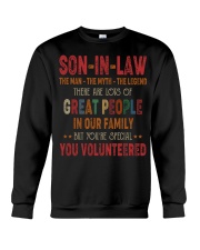 T-SHIRT - SON-IN-LAW - VINTAGE - YOU VOLUNTEERED Crewneck Sweatshirt tile