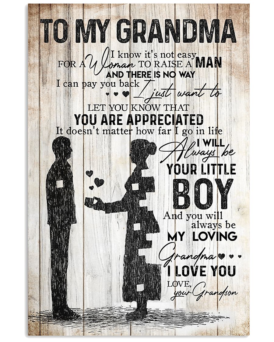 TO MY GRANDMA 16x24 Poster