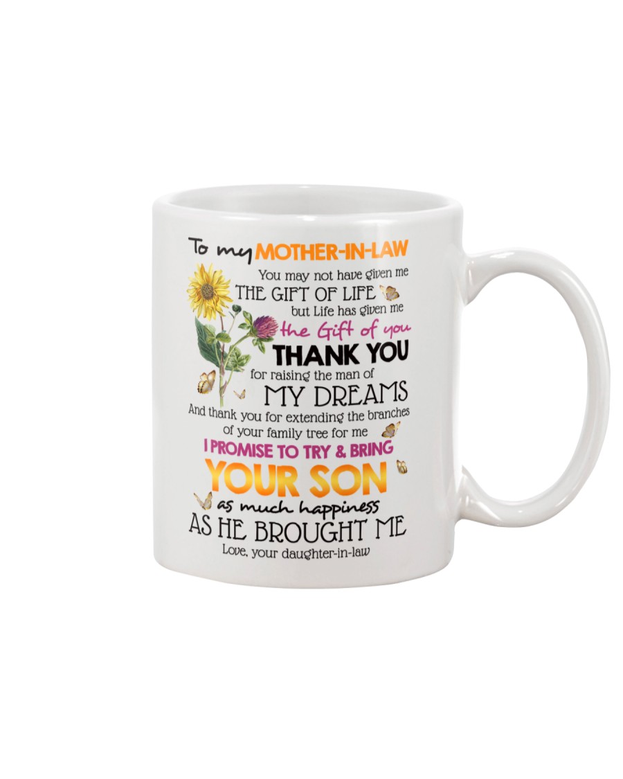 TO MY MOTHER-IN-LAW - SHAMROCK - THANK YOU Mug