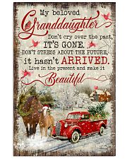 To Granddaughter - Live In The Present 16x24 Poster front