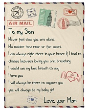 Gift For Son - Fleece Blanket Small Fleece Blanket - 30" x 40" front