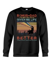 T-SHIRT - TO MY BONUS DAD - DINOSAUR Crewneck Sweatshirt tile