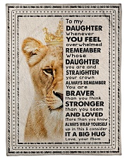 Mom To Daughter - Whenever You Feel Overwhelmed Small Fleece Blanket - 30" x 40" front