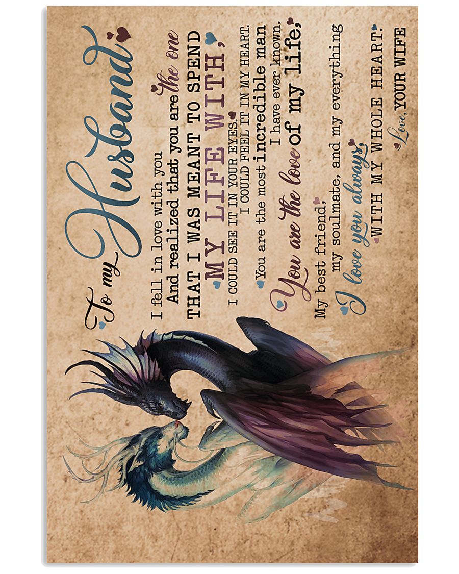 TO MY HUSBAND 16x24 Poster