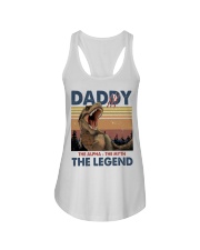 T-SHIRT - TO MY DAD - VINTAGE - T-REX Ladies Flowy Tank tile