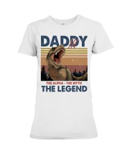 T-SHIRT - TO MY DAD - VINTAGE - T-REX Premium Fit Ladies Tee tile