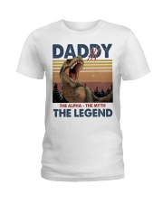 T-SHIRT - TO MY DAD - VINTAGE - T-REX Ladies T-Shirt tile