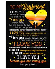 POSTER - TO MY BOYFRIEND - HEART - I LOVE YOU 16x24 Poster front