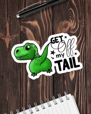 Dinosaur - Tail - Get Off My Tail - Sticker Sticker - Single (Horizontal) aos-sticker-single-horizontal-lifestyle-front-05