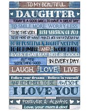 MOM AND DAD TO DAUGHTER 16x24 Poster front
