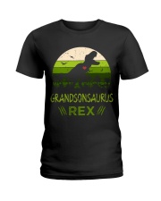 TO GRANDSON- REX - SAURUS Ladies T-Shirt thumbnail