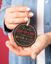 I'm A Proud Son-in-law of A Freaking Awesome Circle ornament - single (porcelain) aos-circle-ornament-single-porcelain-lifestyles-01
