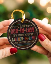 I'm A Proud Son-in-law of A Freaking Awesome Circle ornament - single (porcelain) aos-circle-ornament-single-porcelain-lifestyles-08