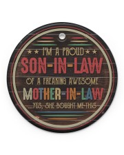 I'm A Proud Son-in-law of A Freaking Awesome Circle ornament - single (porcelain) front