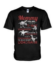 T-SHIRT - TO MOMMY - MY FAVORITE DINOSAUR V-Neck T-Shirt thumbnail