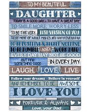 DAD TO DAUGHTER 16x24 Poster front