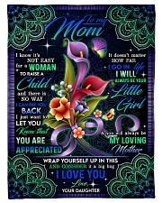 To My Mom - Fleece Blanket Small Fleece Blanket - 30" x 40" front