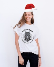 SON-IN-LAW - OWL - THE MAN THE MYTH THE LEGEND Classic T-Shirt lifestyle-holiday-crewneck-front-1