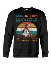 To My Son-in-law - Hippie - You Volunteered Crewneck Sweatshirt tile