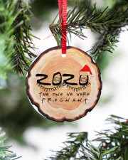 Christmas - Corona Virus - Very Bad Circle ornament - single (porcelain) aos-circle-ornament-single-porcelain-lifestyles-07