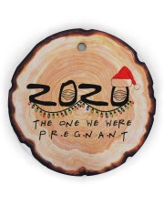 Christmas - Corona Virus - Very Bad Circle Ornament (Wood tile