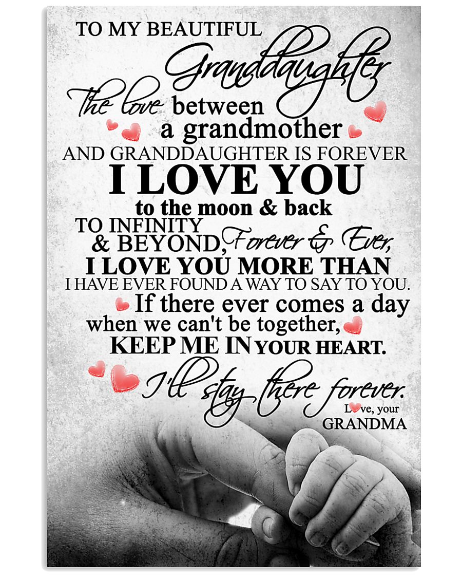 GRANDMA TO GRANDDAUGHTER 16x24 Poster