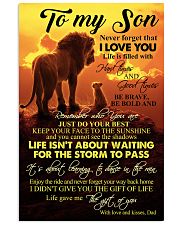 DAD TO SON 16x24 Poster front