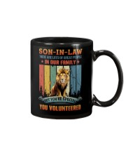 Son-in-law - Lion - Vintage - You Volunteered Mug tile