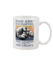 T-SHIRT - DAD AND DAUGHTER - VINTAGE Mug tile