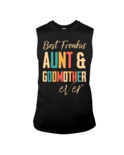 BEST FREAKING AUNTIE - GODMOTHER Sleeveless Tee thumbnail